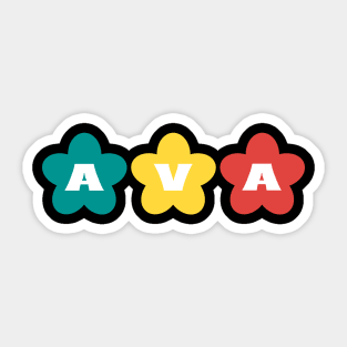 Ava name Sticker